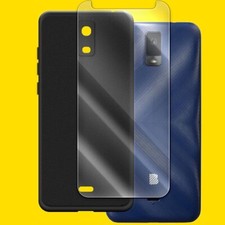 Tempered Glass Screen Protector Film Wear-Resisting TPU Case f Blu View 3 B140DL