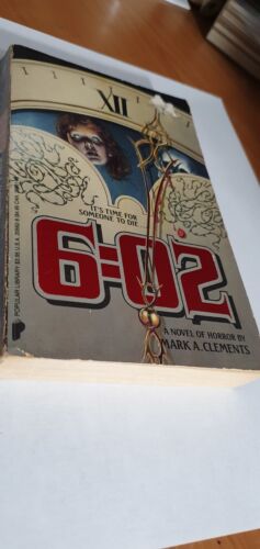 6:02  MARK A  CLEMENTS  RARE!  OOP 80S 90S HORROR PAPERBACK - 第 1/1 張圖片