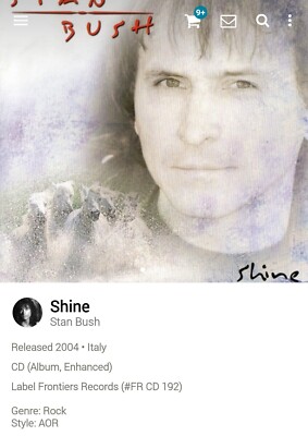 Stan Bush ~ Shine CD 2004 Hi-Tech AOR Heaven Melodic Rock The Touch Dare