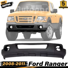 Front Bumper Lower Valance Textured w/ Fog Light Holes For 2008-2011 Ford Ranger