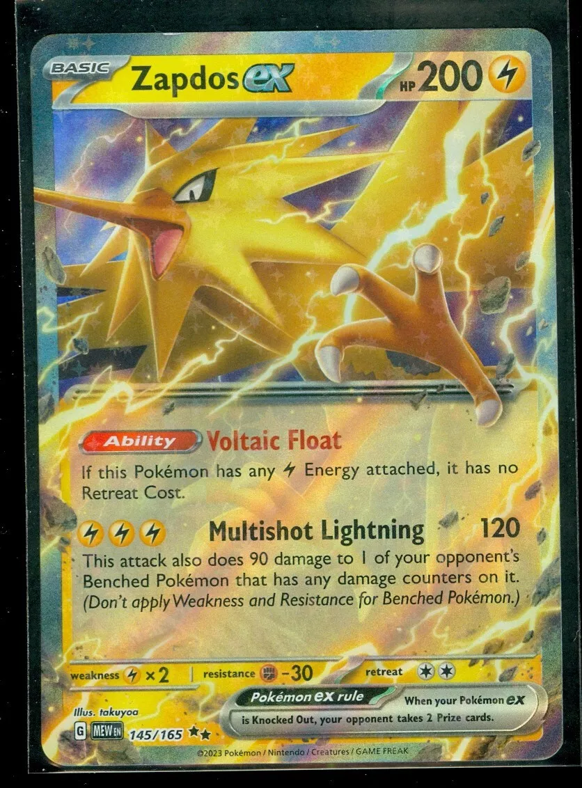 Zapdos ex MEWen 145/165 – PokeChalet