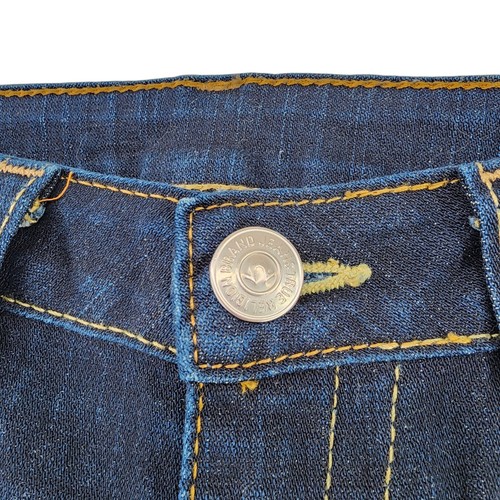 TRUE RELIGION Avery Straight Leg Dark Wash Denim Jean Actual Sz 32x34 Tag Sz 29 - Picture 4 of 15