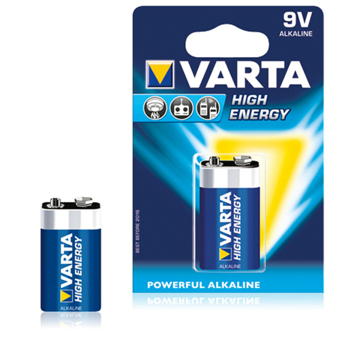 Batterie Varta 9V 9 V 580 Mah High Energy