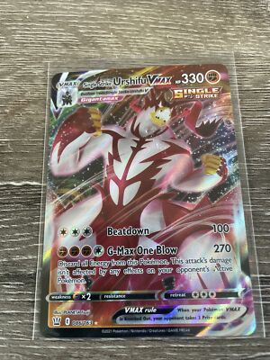 Pokemon -Single Strike Urshifu V Max Full Art 86/163 - Battle