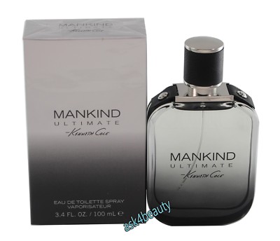 Mankind Ultimate By Kenneth Cole 3.4oz/100ml Edt Spray New In Box For Men