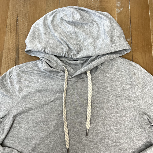 Vuori Women's Halo Essential Hoodie Pullover Cropped Light Gray Size Small READ - Picture 3 of 6