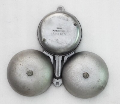 NOS LARGE RUSSIAN SHOOK LOUD FIGHT M3-1 ELECTRIC MARINE FIRE ALARM SOUNDER BELL