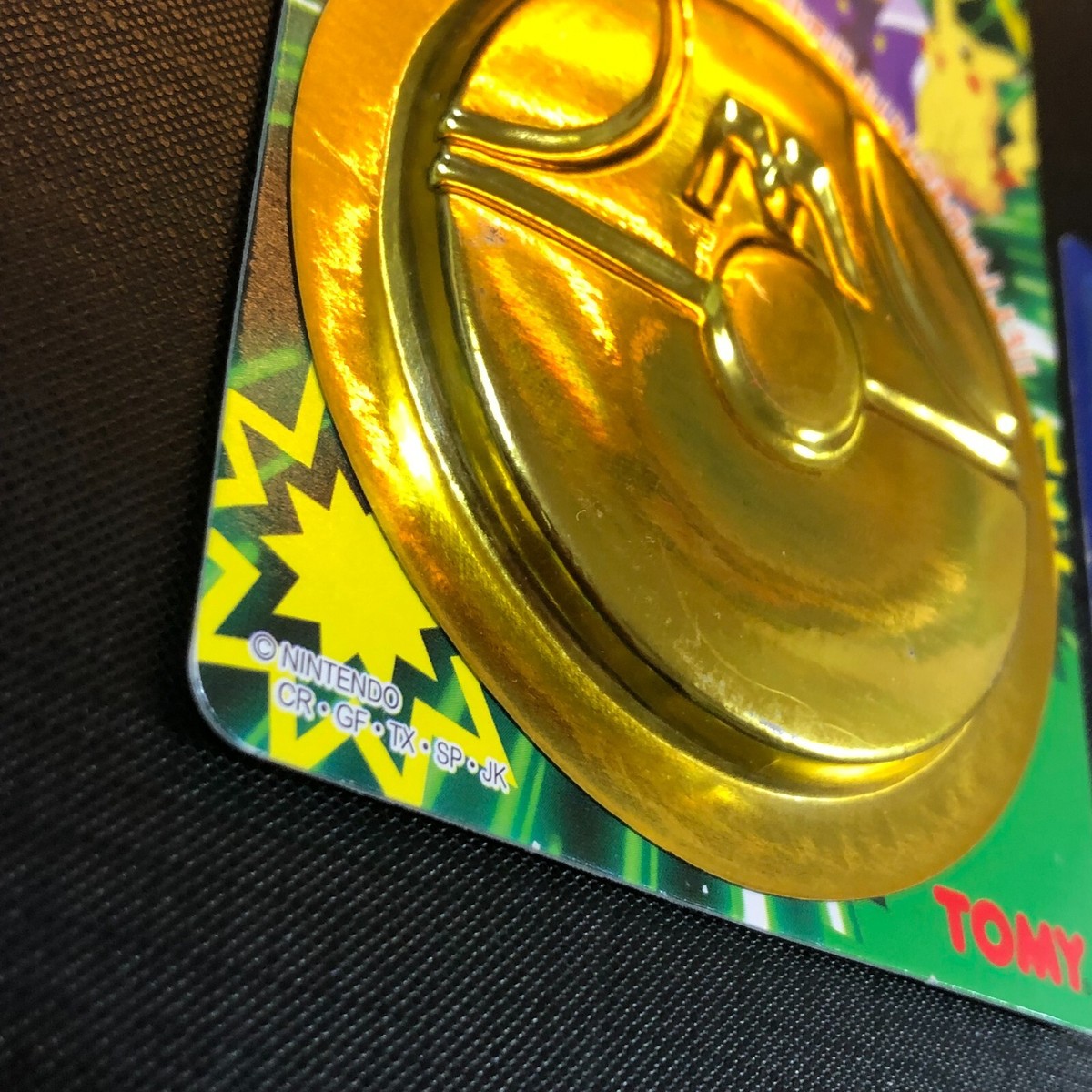 Pokemon Japanese Tomy Metal Battle Coin Medal Gold Pack - Sealed