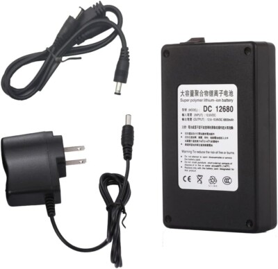 DC12V DC 12680 6800mAh Battery DC12680 12.6V Super Rechargeable battery