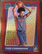 Cade Cunningham 2021-22 Donruss Optic Rated Rookie #161 Choice Red Prizm RC