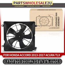 Left Radiator Fan Cooling Motor for Honda Accord 2013-2017 Acura TLX 2015-2020