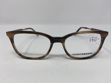 LUCKY BRAND Eyeglasses Frame D221 52-17-140 Brown Horn/Rose Full Rim M891
