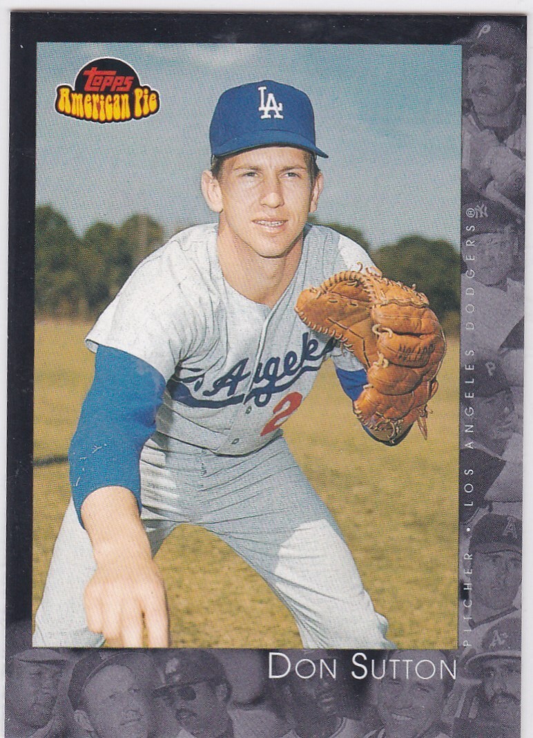 2001 Topps American Pie #25 Don Sutton Dodgers Free Shipping!