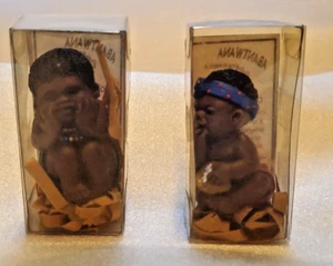 2 ABANTWANA COLLECTABLES, GALA TRIBAL BABY COLLECTION 2" dolls in original Pkg