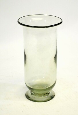 Recycled Glass Cylinder Flower Vase/Candle Holder,Clear-10H X 5.25D