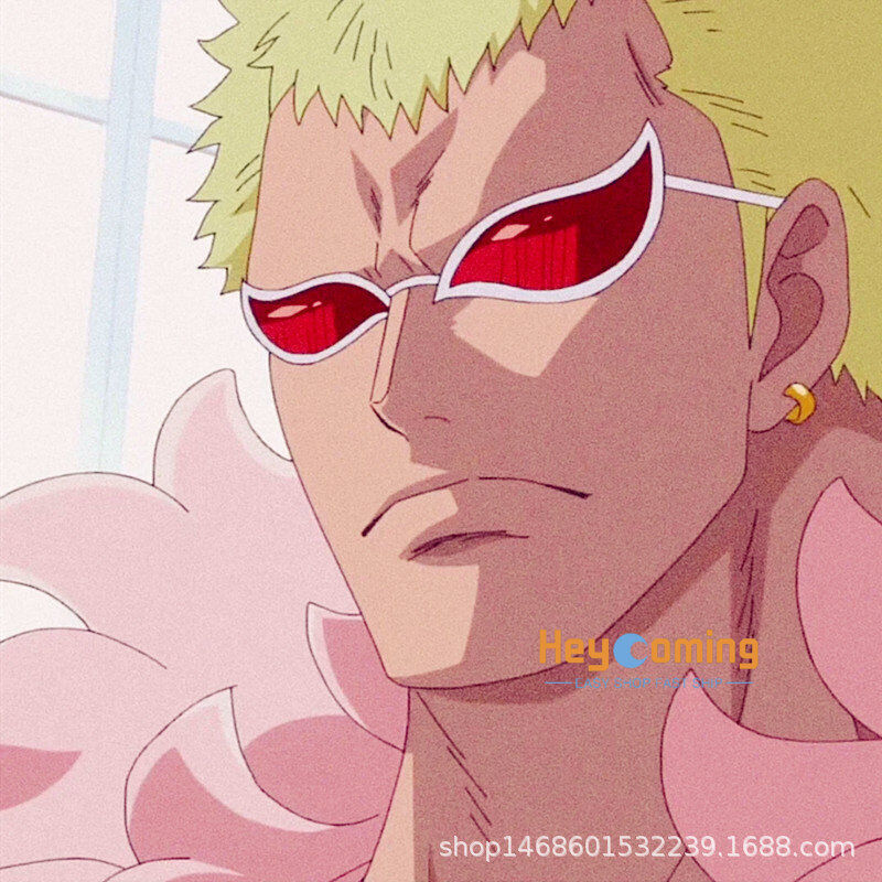 One Piece Donquixote Doflamingo Sunglasses – Dark Crow Sales