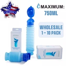Male Female Portable Urinal Pee Bottle Travel Camping Car Toilet Emergency Kit