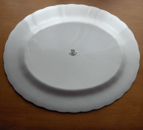 Spode Billingsley Rose large oval platter~made in England~Pristine-No Reserve! - Bild 3 von 4