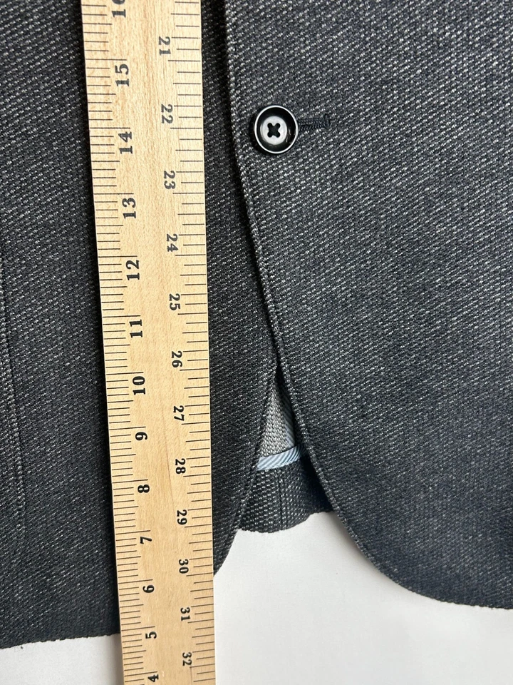 Ibiza Tessilgrosso Men’s M Wool Blend Unstructured Blazer Suit Jacket Sport Coat - Image 3 of 4