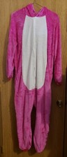 Adult Large UNICORN Pajamas Unisex One Piece Sleepwear Loungewear Sz L