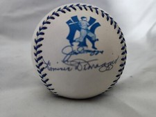 Dom Dominic DiMaggio Signed Baseball , Joe DiMaggio AL NY Yankees Ball  JSA Coa