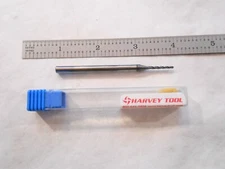 NEW HTC USA .060" SQ. END CC X 3" OAL 3FL. 1 DEG. PER SIDE CARBIDE TAPER ENDMILL