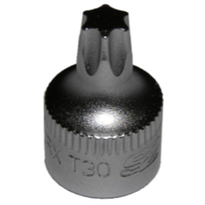 VIM Tools T30 - 1/2 CUT Torx Driver, 1/4 in. Square Drive, 3/4 in. OAL, S2 steel
