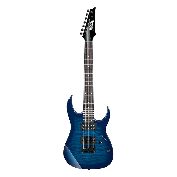 Ibanez　grg7221 7弦　本体 Amazon.com: Ibanez Gio GRG7221QA 7-String - Transparent Black
