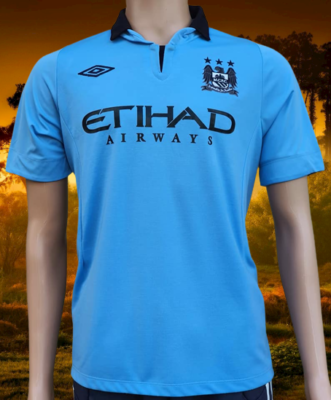 MANCHESTER CITY FC 2012-13 FA COMMUNITY CHAMPION JERSEY UMBRO