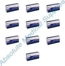  500-Gloves Halyard Purple Nitrile-XTRA PF Exam Extended Cuff 12" Large 50603