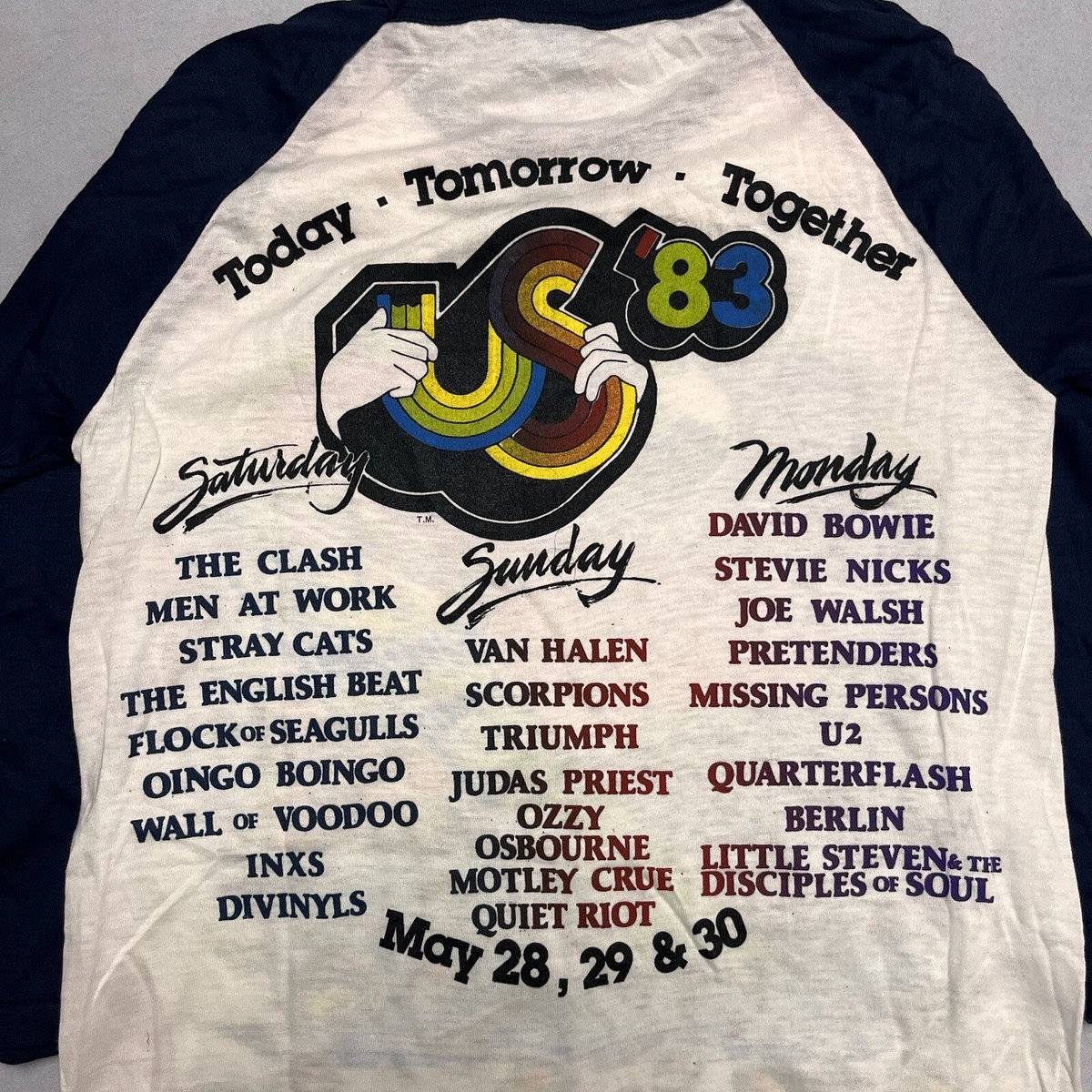 Vintage 80s The Us Festival 83