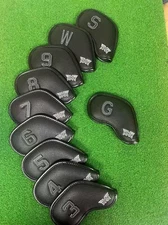 10Pcs PXG Golf Iron Head Covers Skull No. 26 High-grade Leather Magnetic 3-9+WSG