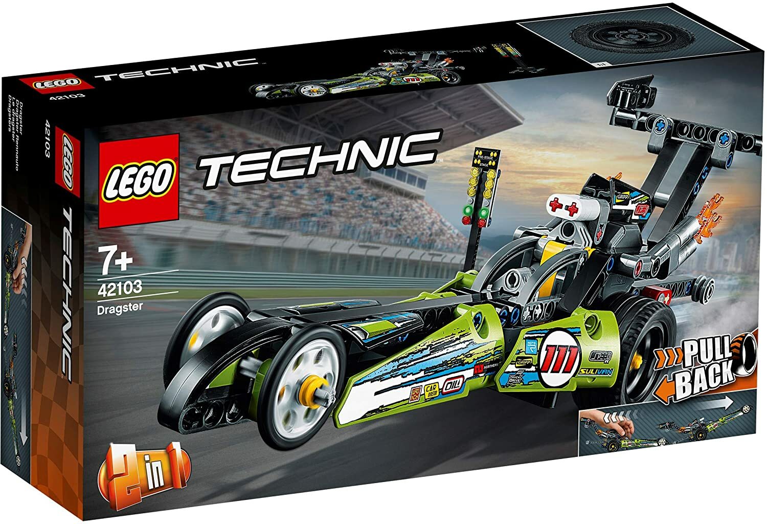 Lego® Technic Jungen 42103 Dragster Rennauto - Bild 3