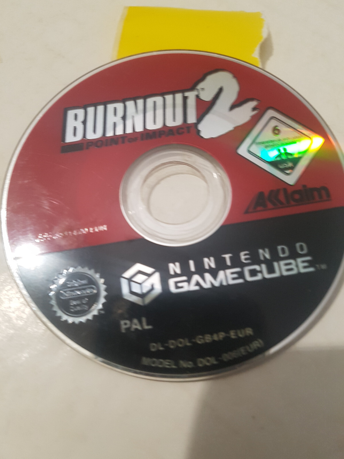 nintendo game cube-burnout 2 -jeu en loose