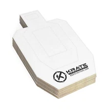 KRATE Tactical Cardboard Targets – Competition Paper Silhouette Shooting T