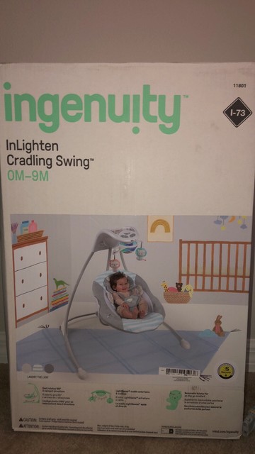 ingenuity dream comfort inlighten cradling swing and rocker