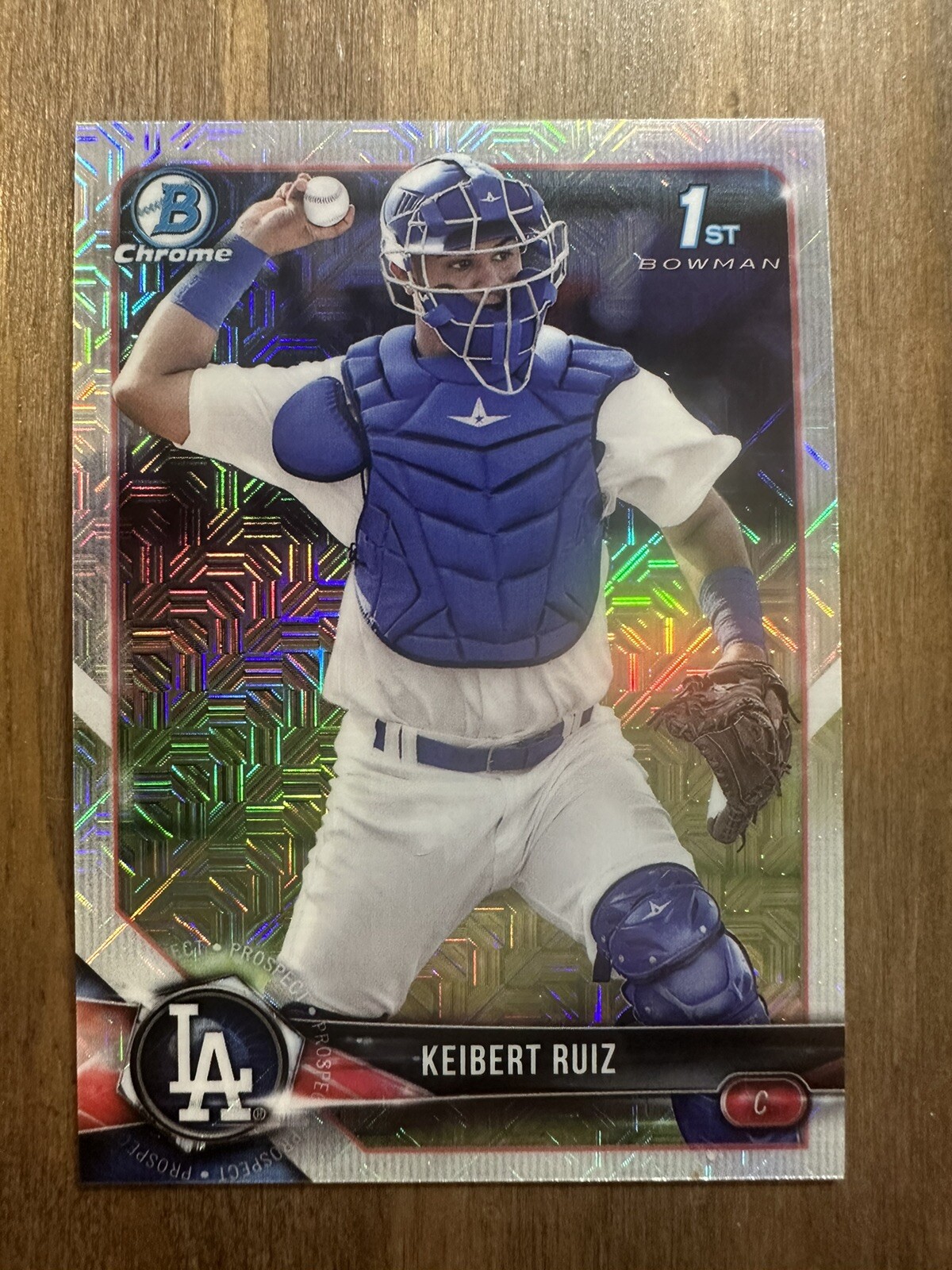 KEIBERT RUIZ 2018 Bowman Chrome Mega Box MOJO REFRACTOR ROOKIE #BCP79