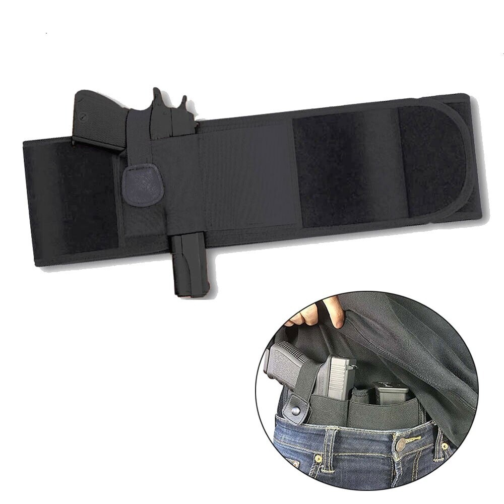 Holster ventrale universel de chasse pour port ambidextre confortable