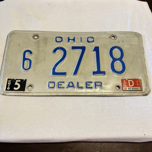 ohio dealer license plate eBay