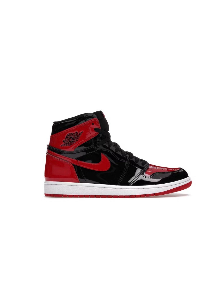 Size 9 - Jordan 1 Retro OG High Patent Bred 195243521594| eBay