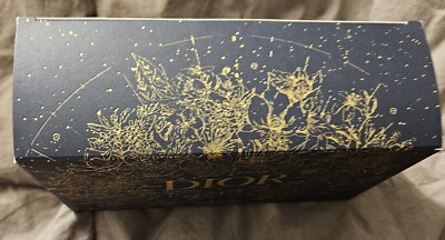 Dior Limited Edition Holiday Luxury Designer Gift Box Blue