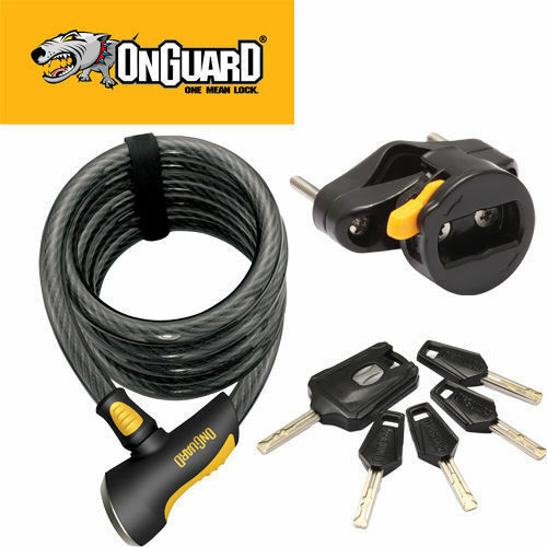 Doberman Series - Coiled Cable Keyed - 185cm x 12mm - Picture 1 of 1