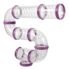1 Set Hamster Tubes Kit DIY Hamster Tunnel Adventure External Tube Hamster Cage