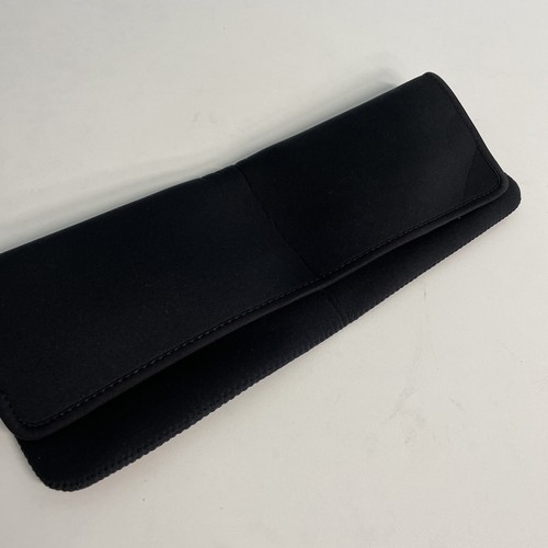 Neoprene Storage Bag Envelope Closure Black NEW 13.75x5 inches cable storage, et - Picture 2 of 12