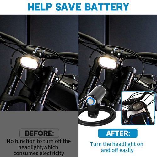 LED Headlight Bar with Blue Light Switch For Talaria Sting R MX4 Plug and Play - Picture 12 of 15