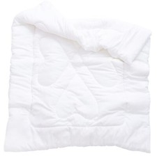 Boys Girls Crib Toddler White Comforter Down Alternative Quilt Lightweight Du...