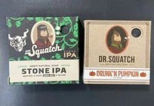 Dr. Squatch Drunk’n pumpkin & Stone IPA 💯 rare Soaps FREE SHIP! *FLAWLESS 🔥 