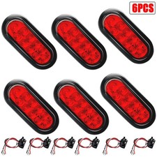 10pcs Waterproof 6oval Led Trailer Truck Light Boat Sealed Stop Turn Tail Brake 10pcs Waterproof 6oval Led Trailer Truck Light Boat Sealed Stop Turn Tail Brake