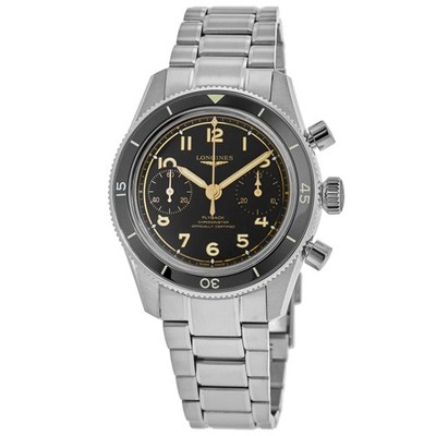 New Longines Spirit Flyback Chronograph Black Dial Men's Watch L3.721.4.53.6