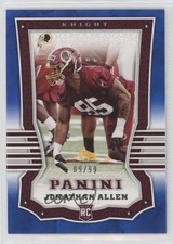 2017 Panini Rookies Blue Knight 9/99 Jonathan Allen #113 yf0